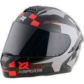 Casco Xsports M63 Geminis Negro Rojo Brillante