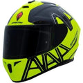 CASCO SPARTAN FF112 DRAKEN DEKERS AMARILLO FLUOR BRILLO