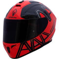 CASCO SPARTAN FF112 DRAKEN DEKERS ROJO BRILLO