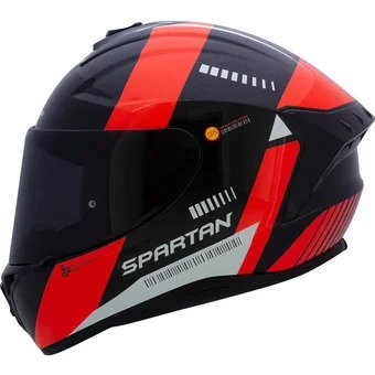 CASCO SPARTAN FF112 DRAKEN MP4 NARANJA FLUOR BRILLO