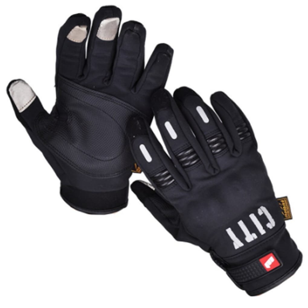Impermeable PVC y guantes city