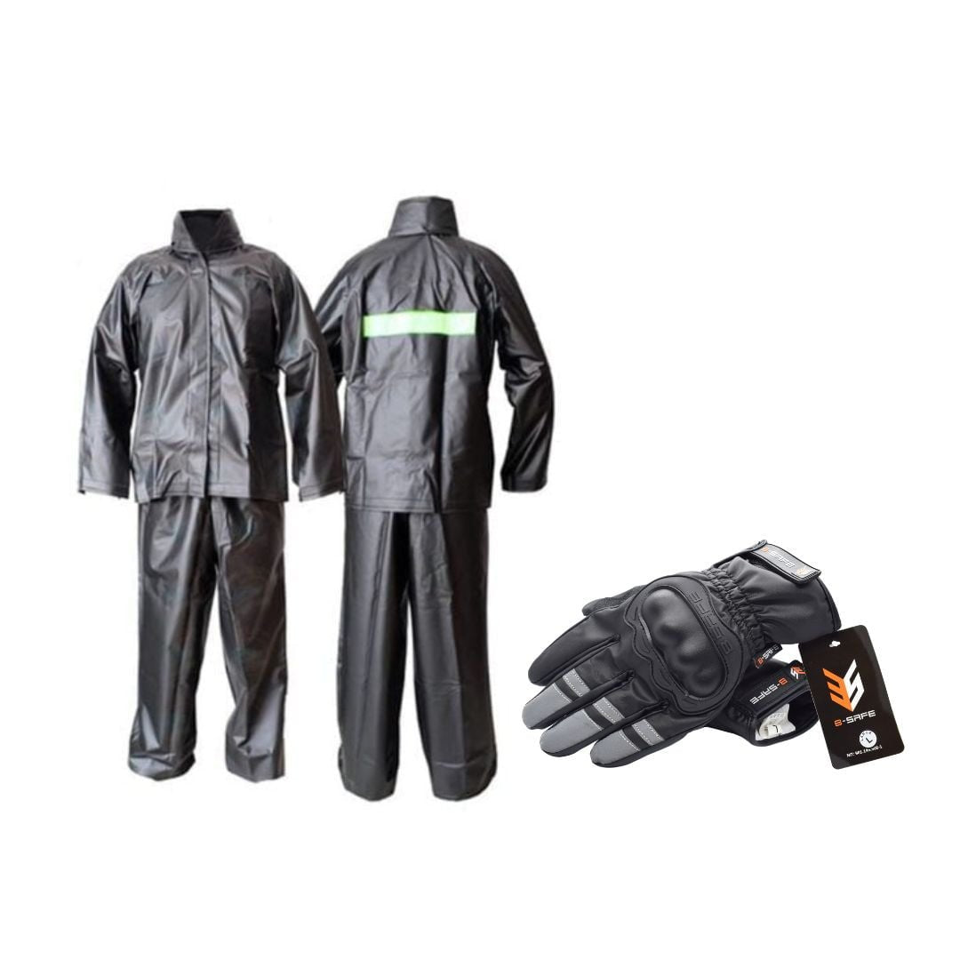 Impermeable PVC y guantes Impermeables