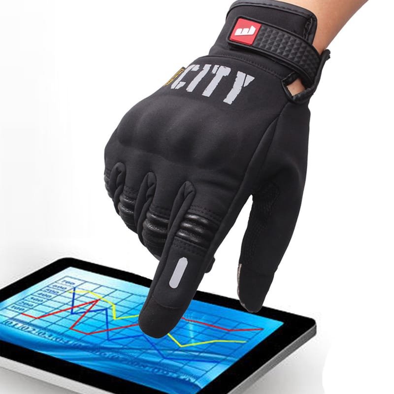Impermeable PVC y guantes city